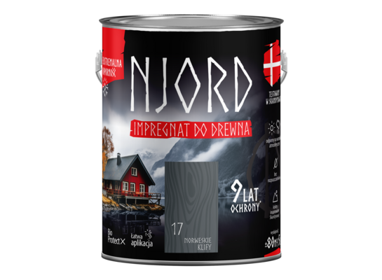Impregnat do drewna norweskie klify 5 l Njord 