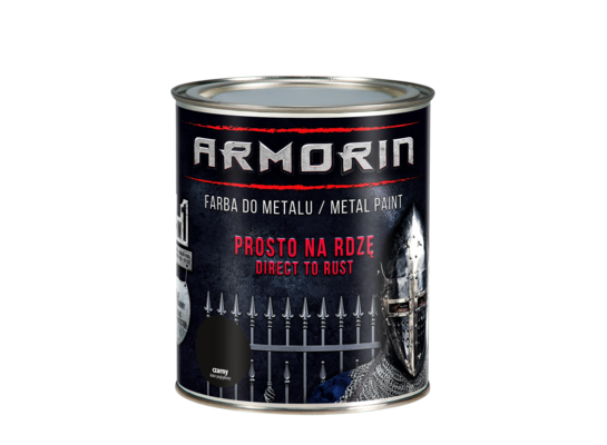 Farba antykorozyjna ARMORIN czarna 2,5 l