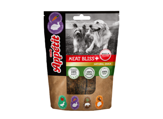 Paski mięsne królik+marchew  Comfy Appetit