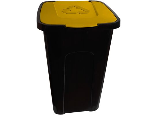 Kosz do segregacji śmieci 50 l sorta żółty