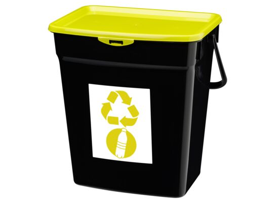 Pojemnik do segregacji 10 l żółty