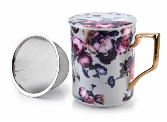 Kubek z zaparzaczem AMELIA GREY 400 ml