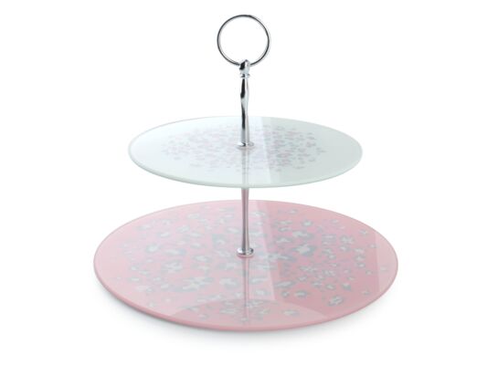 Patera 2-poziomowa 20/27 cm LAMPART ROSE