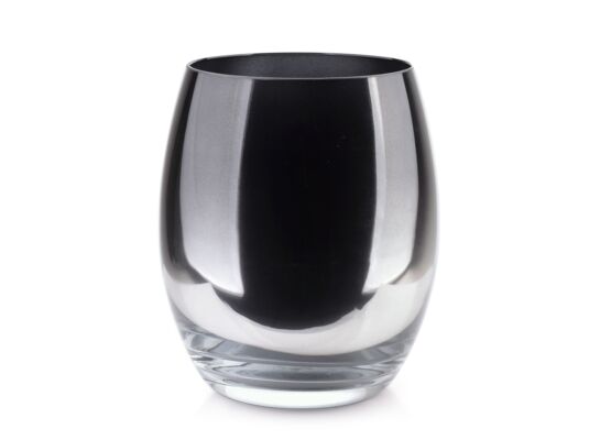 Wazon CRISTIE 20 x 16 cm cieniowany srebrno-czarny