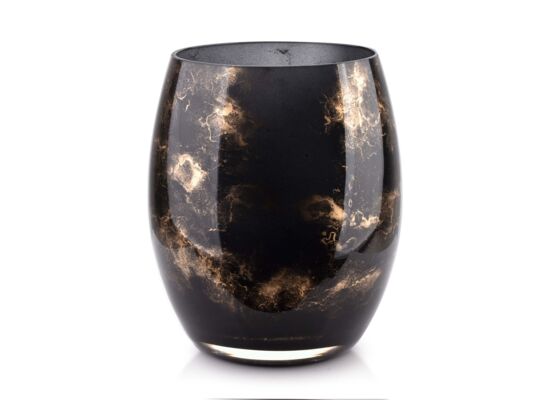 Wazon CRISTIE 20 x 16 cm czarny marmur