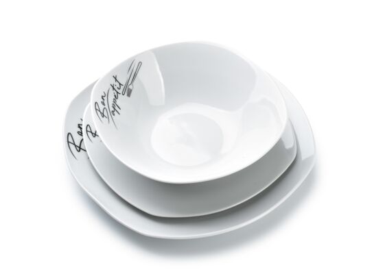 Komplet obiadowy 18 elementów BON APETIT