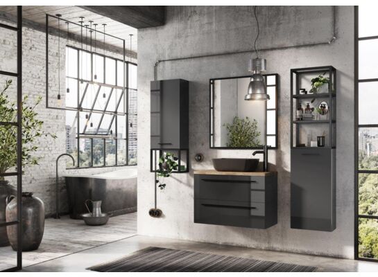 Szafka wisząca kwadro plus anthracite 40 x 80 x 20,6 cm Elita