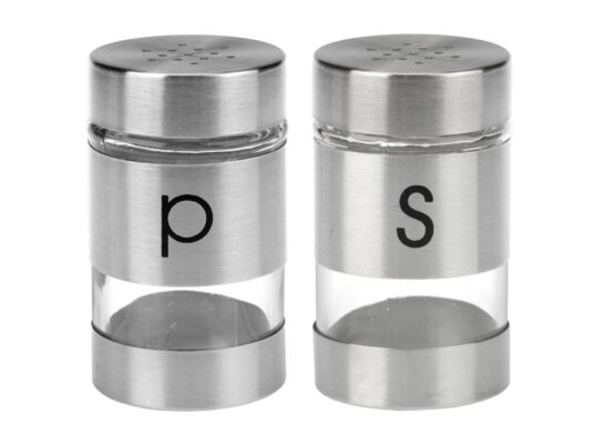 Przyprawnik szklany art. 41497 pieprz/sól