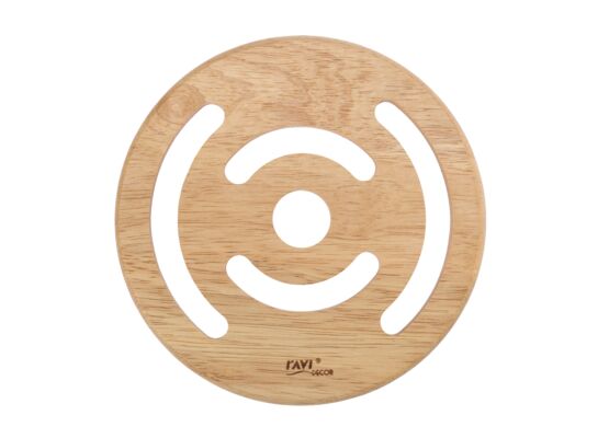 Podkładka pod garnek z drewna kauczukowego