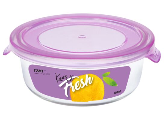 KEEP IT FRESH Pojemnik na żywność 400ml (okrągły) art. 41477