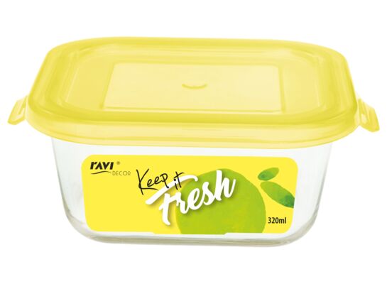 KEEP IT FRESH Pojemnik na żywność 320ml (kwadratowy) art. 41473
