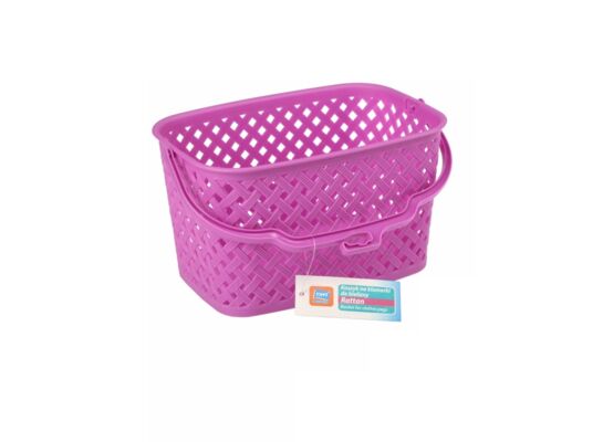 Koszyk RATTAN na klamerki do bielizny