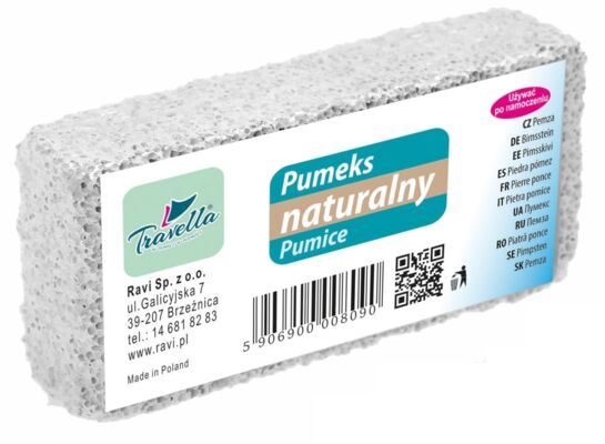 Pumeks naturalny szary