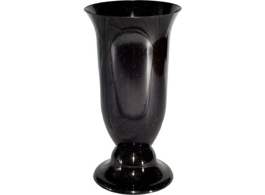 Flakon cmentarny 12 x 33 cm czarny