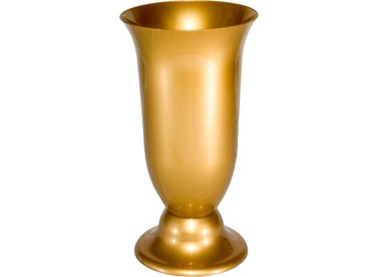 Flakon cmentarny 12 x 25 cm złoty