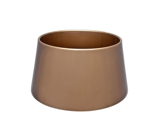 Doniczka cmentarna 19 cm złota