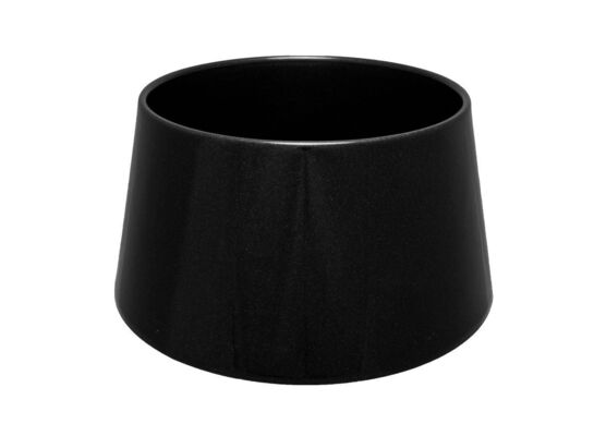 Doniczka cmentarna 19 cm czarna