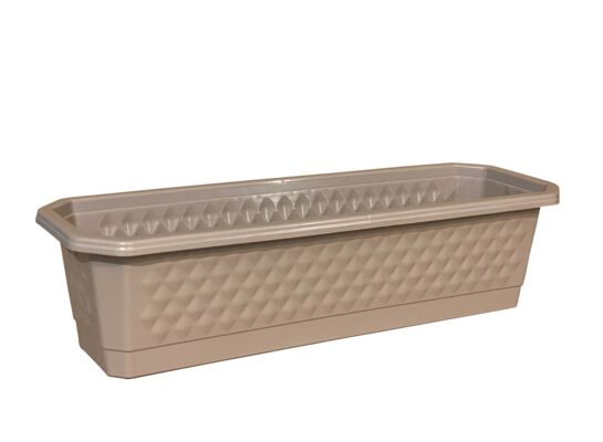 Skrzynika balkonowa Diamante 75 cm cappuccino