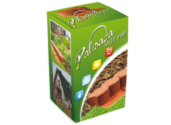 Palisada obrzeże trawnika MIDI PLUS jasny brąz
