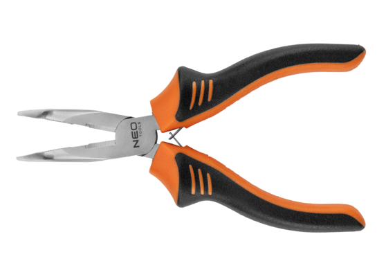 Szczypce wydłużone wygięte 160 mm NEO