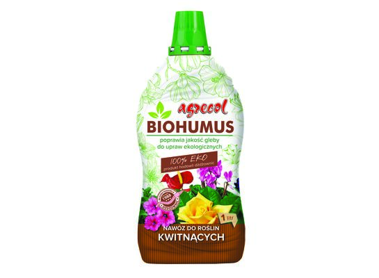 BIOHUMUS nawóz do roślin kwitnących 1 l Agrecol