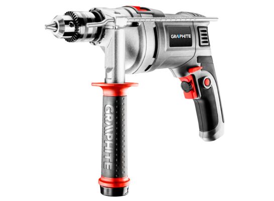 Wiertarka udarowa 850 W, uchwyt kluczykowy 13 mm, obroty 0 - 3000 min, GRAPHITE