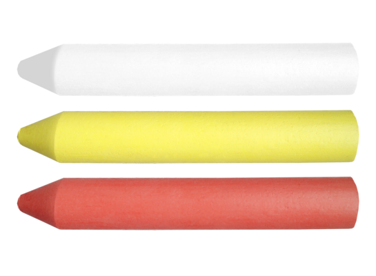 Kreda techniczna biała żółta i czerwona(olejowa) 13 x 85 mm 3 szt. NEO