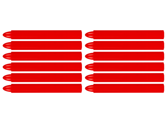 Kreda techniczna do znakowania czerwona 12 sztuk