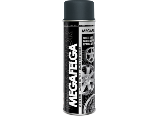 Lakier akrylowy Megafelga antracyt satyna