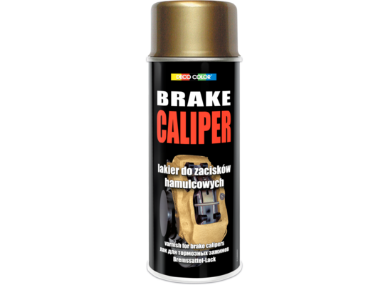 Lakier do zacisków hamulcowych i bębnów Brake Caliper złoty