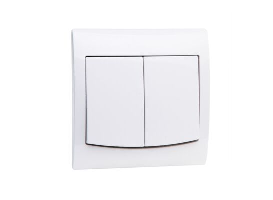 Łącznik podwójny VEGA biały