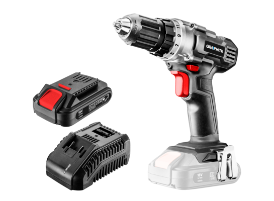 Wiertarko-wkrętarka akumulatorowa 58G000-SET1 Energy+ 18 V zestaw Graphite