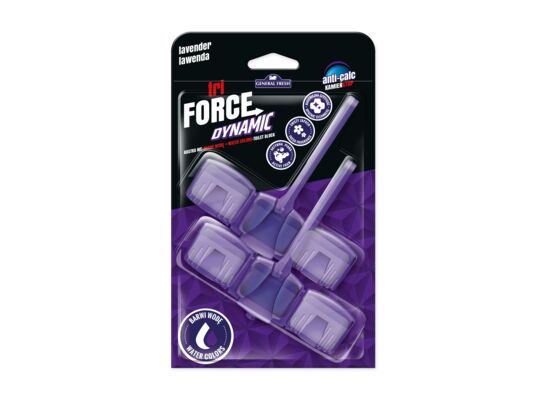 Kostka do WC TRI FORCE DYNAMIC 2 x 45 g lawenda