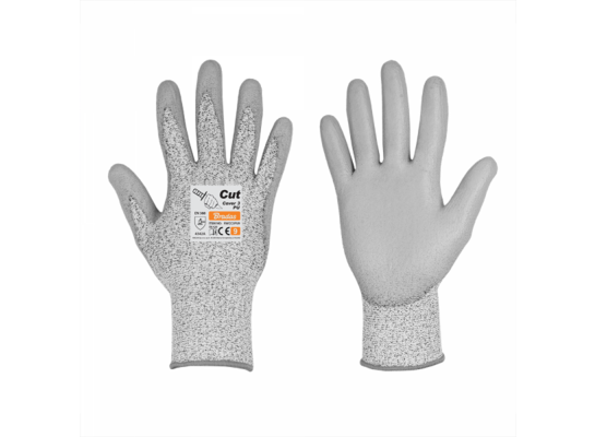 Rękawice ochronne CUT COVER 3 poliuretan, rozmiar 8