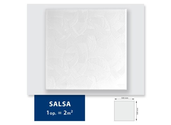 Kaseton SALSA natur biały 50 x 50 cm