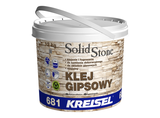 Klej gipsowy Solid Stone 681 12 kg KREISEL