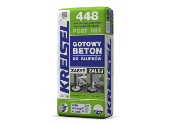 Gotowy beton do słupków 448 post mix 20 kg