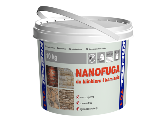 Fuga 701 do klinkieru ceglasta 10 kg