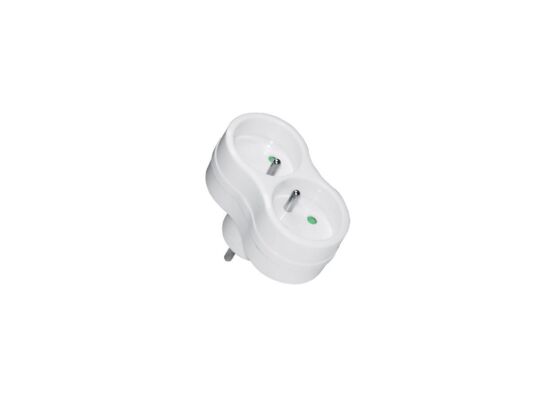 Rozgałęźnik 2GN z uziemieniem okrągły 16A ELEKTRO