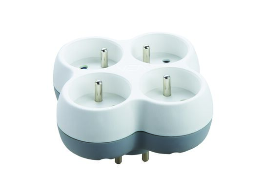 Rozgałęźnik 4GN z uziemieniem okrągły 16A ELEKTRO