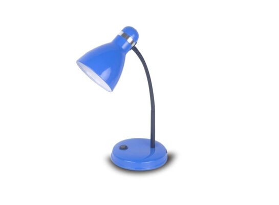 Lampka biurkowa Ben E27 niebieska Nilsen