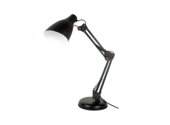 Lampka biurkowa E27 LILLY kreślarska czarna Nilsen