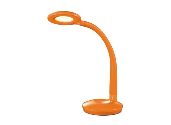 Lampka biurkowa LED Inga pomarańczowa Nilsen