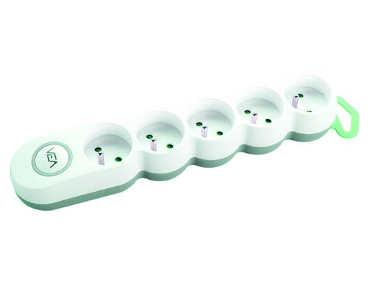 Przedłużacz 5 gniazd 3 m z uziemieniem z przesłonami gniazd biały ELEKTRO