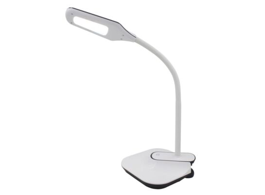 Lampka biurkowa LED Nelly z klipsem biała Nilsen