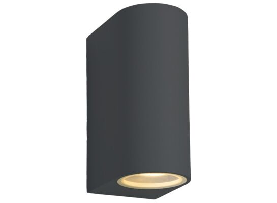 Kinkiet zewnętrzny FLAVIO ROUND 2xGU10 antracyt Ozzo