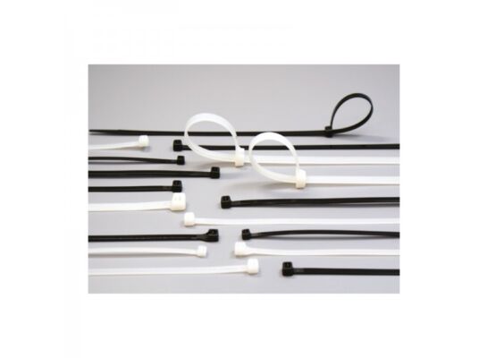 Opaska zaciskowa 2,5 x 100 czarna 100 szt. ELEKTRO