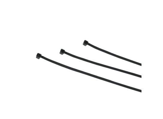 Opaska zaciskowa 3,6 x 370 czarna UV 100 szt. ELEKTRO