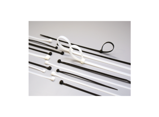 Opaska zaciskowa 4,8 x 200 biała 25 szt. ELEKTRO