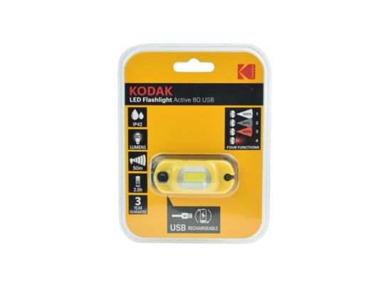 Latarka LED czołowa Active 80 USB KODAK